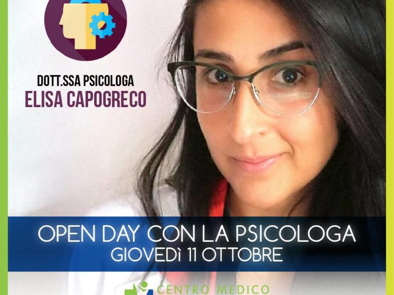 Open Day con la psicologa